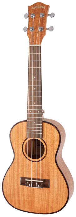 Cascha HH 2036 CZ Concert Mahogany Ukulele Bundle (rozpakowane) - Zestaw ukulele