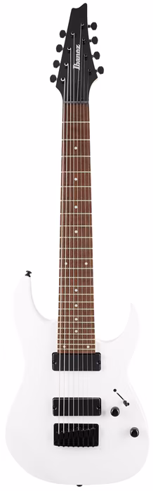 Ibanez RG8 White - Ośmiostrunowa gitara elektryczna