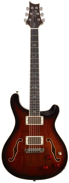 PRS SE Hollowbody II Piezo Black Gold Sunburst - Gitara półakustyczna