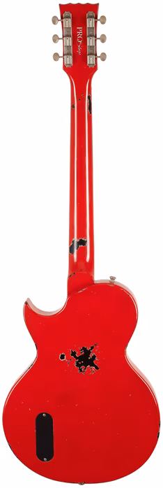 Vintage V120PU001 Proshop Distressed Red Tobacco Burst - Gitara elektryczna