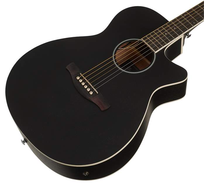 Ibanez AEG7MH Weathered Black - Gitara elektroakustyczna