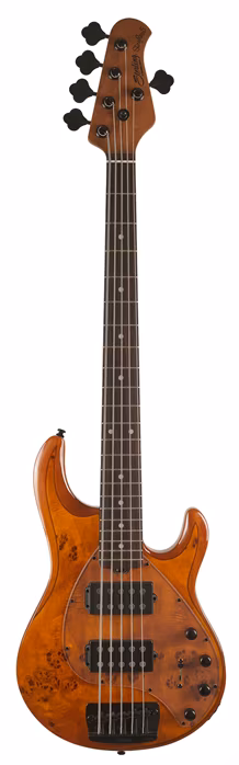 Sterling by Music Man Ray35 Poplar Burl Amber - Elektryczna gitara basowa