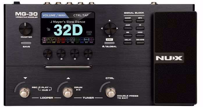 Nux MG-30 - Multiefekt gitarowy