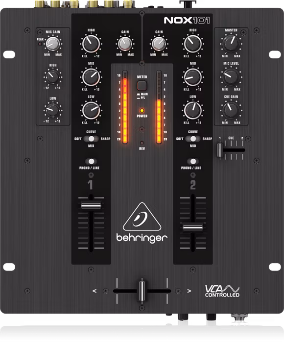 Behringer NOX101 - Pulpit mikserski DJ-ski