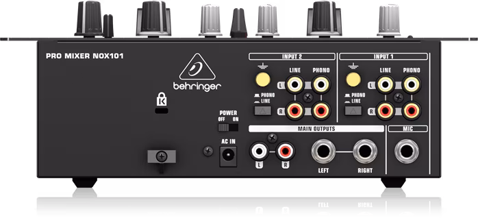 Behringer NOX101 - Pulpit mikserski DJ-ski