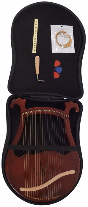 Cega Harp 19 Strings Coffee - Harfa