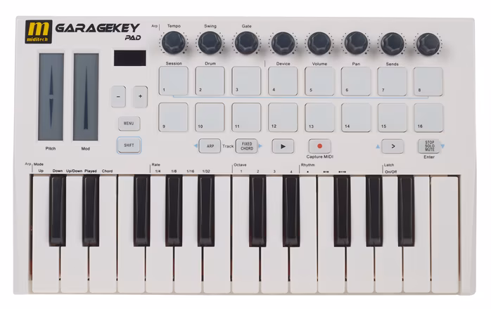 Miditech GARAGEKEY Pad II - Keyboard USB/MIDI
