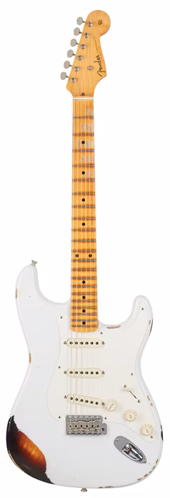 Fender Custom Shop 55 Stratocaster OLW over 3TSB Relic/CC HRW - Gitara elektryczna