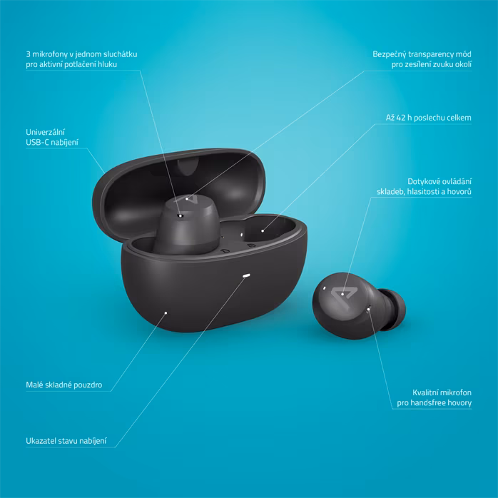 LAMAX Dots3 ANC - Słuchawki bezprzewodowy