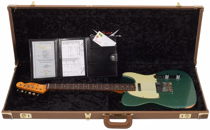 Fender Custom Shop LTD 60 Telecaster Relic Aged Sherwood Green Metallic - Gitara elektryczna