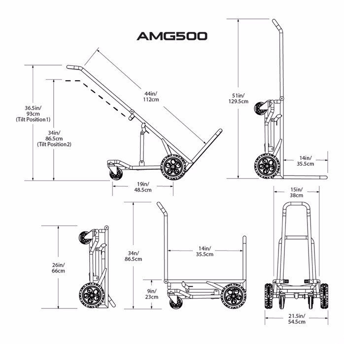 Krane AMG500 - Wózek transportowy