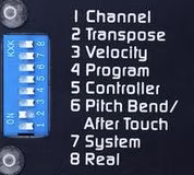 Miditech MIDI thru 4 Filter - Konwerter MIDI, interfejs