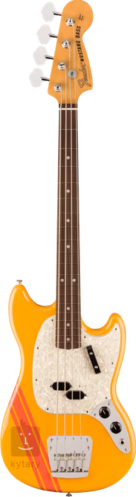Fender Vintera II 70s Mustang Bass RW Competition Orange - Elektryczna gitara basowa