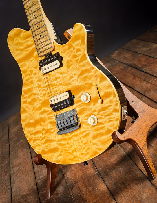 Music Man 1999 Axis Super Sport HH Hardtail Translucent Gold - Gitara elektryczna