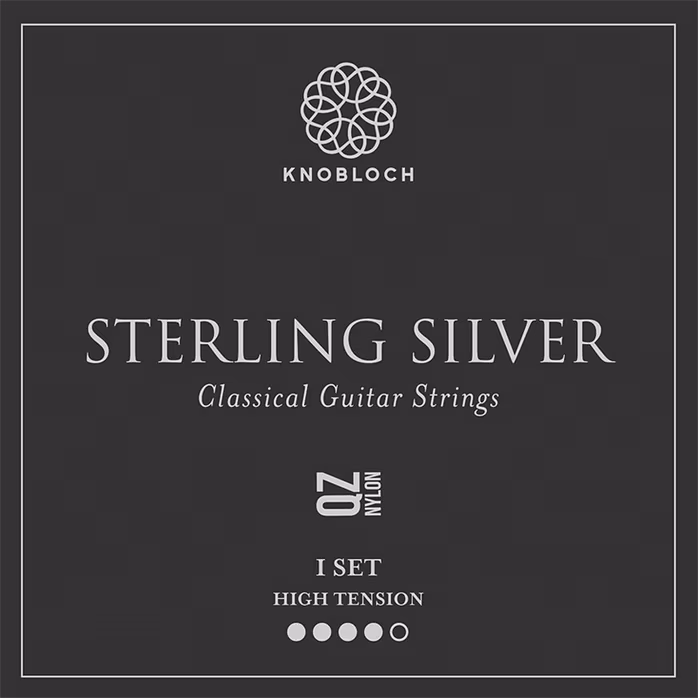 Knobloch STERLING SILVER QZ Nylon High Tension 34.5 - Struny nylonowe do gitary klasycznej
