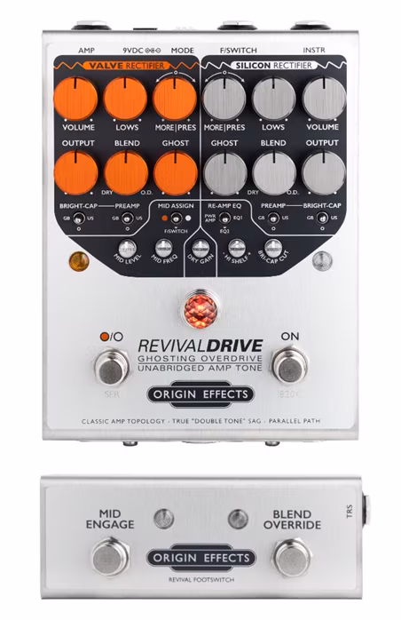 Origin Effects RevivalDRIVE Custom and Footswitch Bundle - Efekt gitarowy