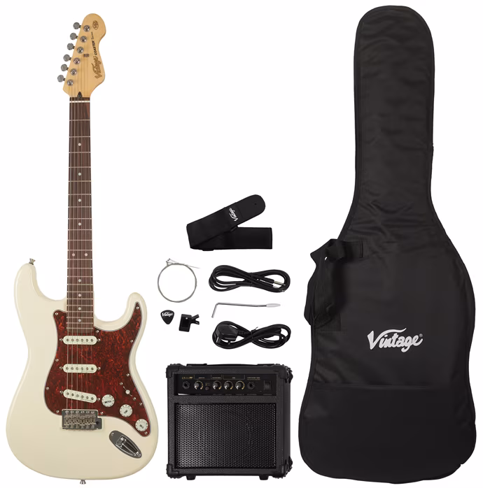 Vintage V60 Coaster Electric Guitar Pack VW - Gitara elektryczna zestaw