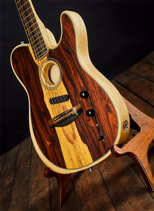 Fender 2019 Acoustasonic Telecaster Cocobolo - Hybrydowa gitara elektroakustyczna