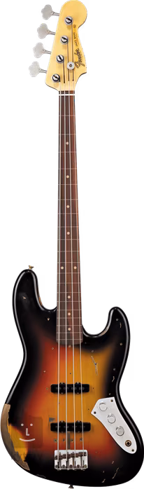 Fender Custom Shop Jaco Pastorius Tribute Fretless Jazz Bass 3TS - Elektryczna gitara basowa