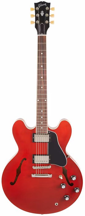 Gibson ES-335 Satin Cherry  - Gitara półakustyczna