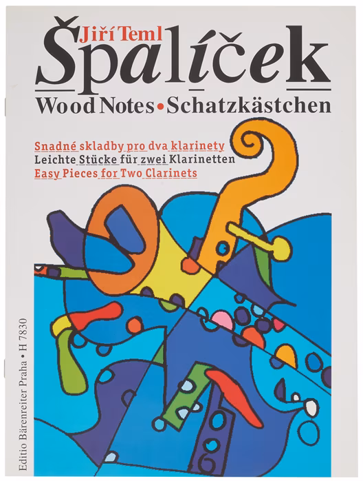 KN Špalíček (snadné skladby pro dva klarinety) - Szkoła gry na klarnacie