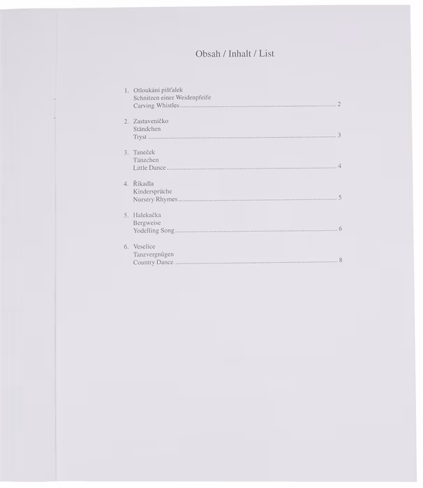 KN Špalíček (snadné skladby pro dva klarinety) - Szkoła gry na klarnacie