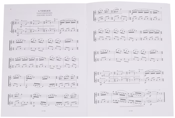 KN Špalíček (snadné skladby pro dva klarinety) - Szkoła gry na klarnacie