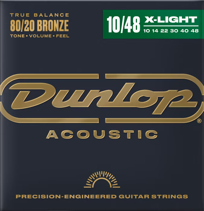 Dunlop DAB1048 - Metalowe struny do gitary akustycznej
