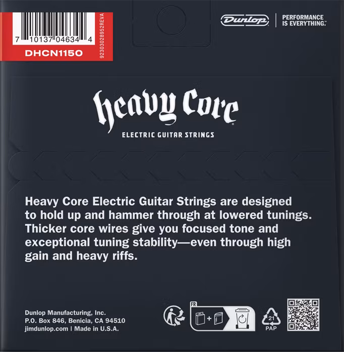 Dunlop DHCN1150 Heavy Core - Struny do gitary elektrycznej
