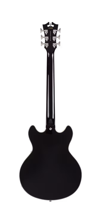 D'Angelico Premier Mini DC Double Cutaway Stop-Bar Tailpie CE Black Flake - Gitara półakustyczna