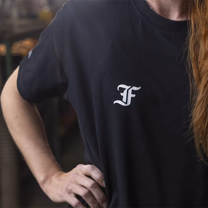 Furch Black T-shirt basic XXL - Koszulka