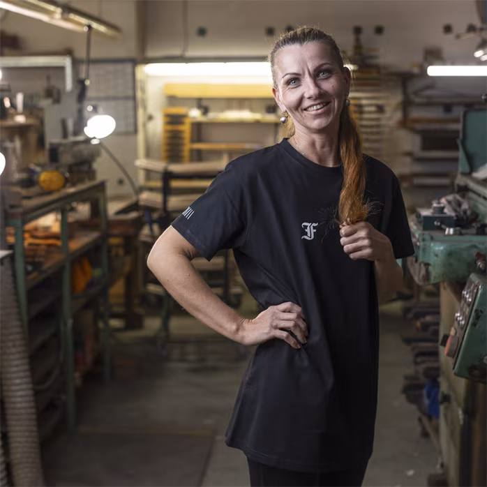 Furch Black T-shirt basic XL - Koszulka