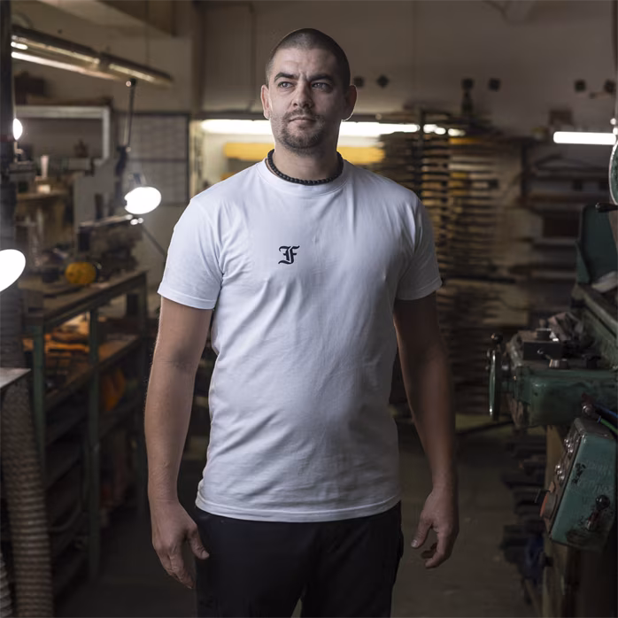 Furch White T-shirt basic L - Koszulka