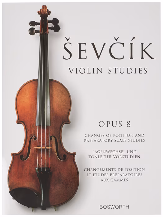 MS Otakar Sevcik: Studies For Violin Op.8 - Szkoła gry na skrzypcach