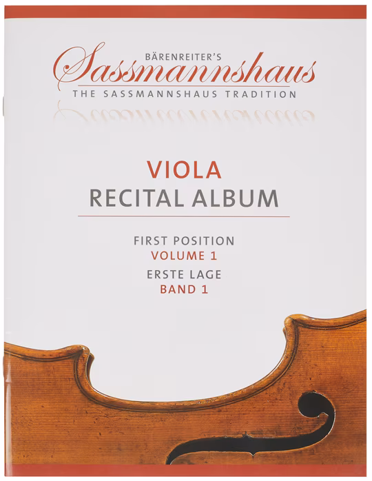 MS Viola Recital Album, svazek 1 - Nuty na altówkę