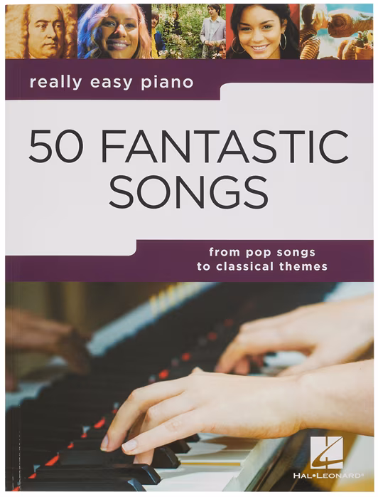 MS Really Easy Piano: 50 Fantastic Songs - Nuty na fortepian