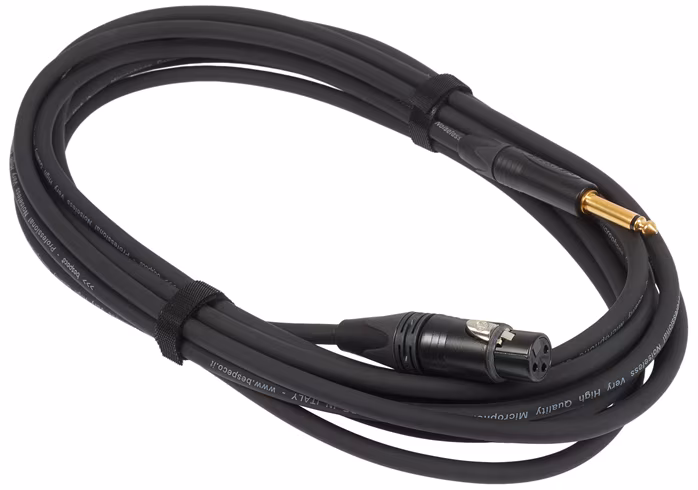 Bespeco Alpha Microphone Cable Neutrik XLR F - Jack 6 m  - Kabel mikrofonowy