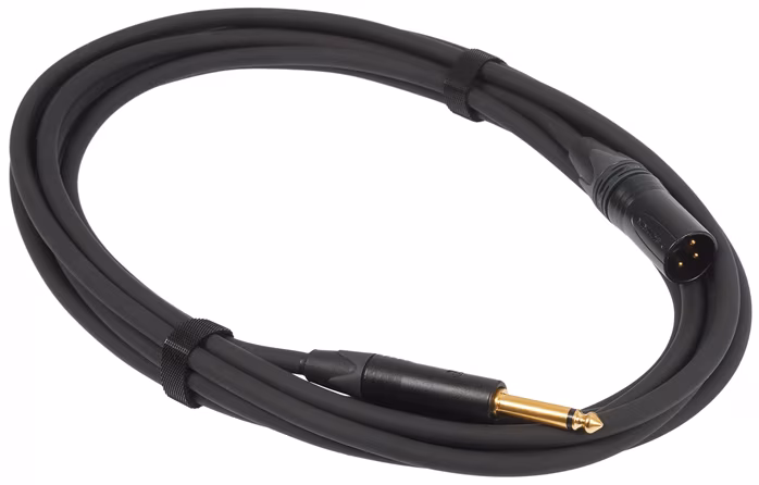 Bespeco Alpha Microphone Cable Neutrik XLR M - Jack 4.5 m - Kabel mikrofonowy