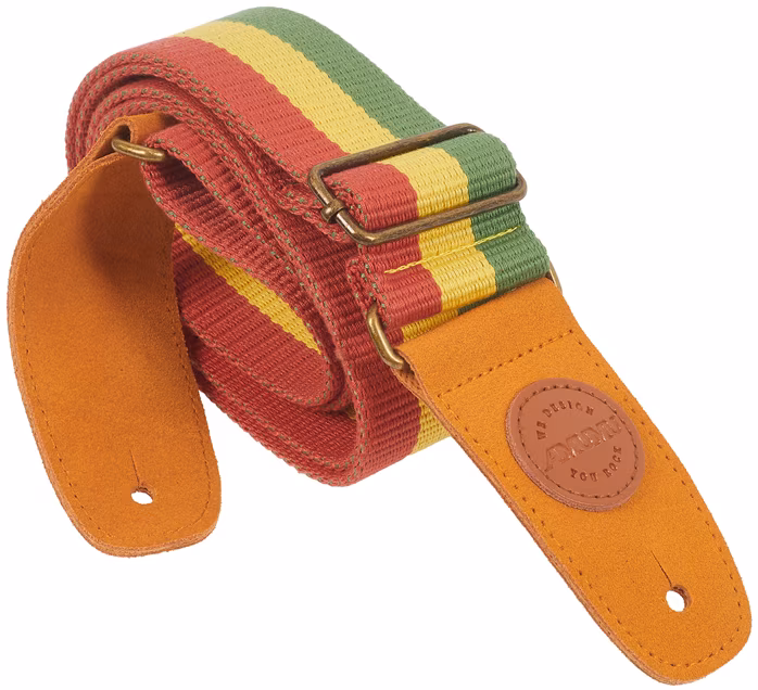 Amumu Reggae Jamaica Rasta Cotton Strap - Pas gitarowy