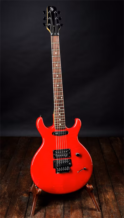 Spector (Kramer) 90s Blackhawk Trans Red - Gitara elektryczna