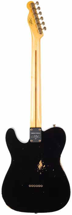 Fender Custom Shop LTD Red Hot Esquire Relic Aged Black - Gitara elektryczna