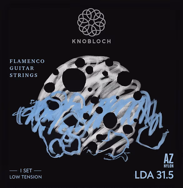 Knobloch LUNA FLAMENCA Double Silver AZ Nylon Low Tension 31.5 - Struny nylonowe do gitary klasycznej