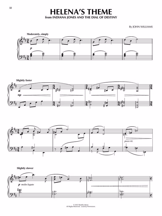 MS Indiana Jones Piano Solo Collection - Nuty na fortepian