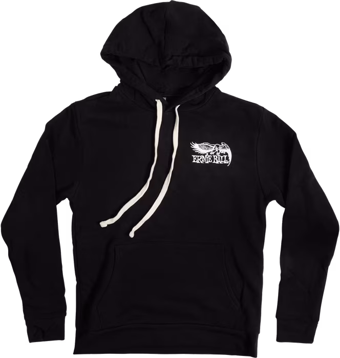 Ernie Ball EB Eagle Fleece Hoodie Black - MD	 - Bluza