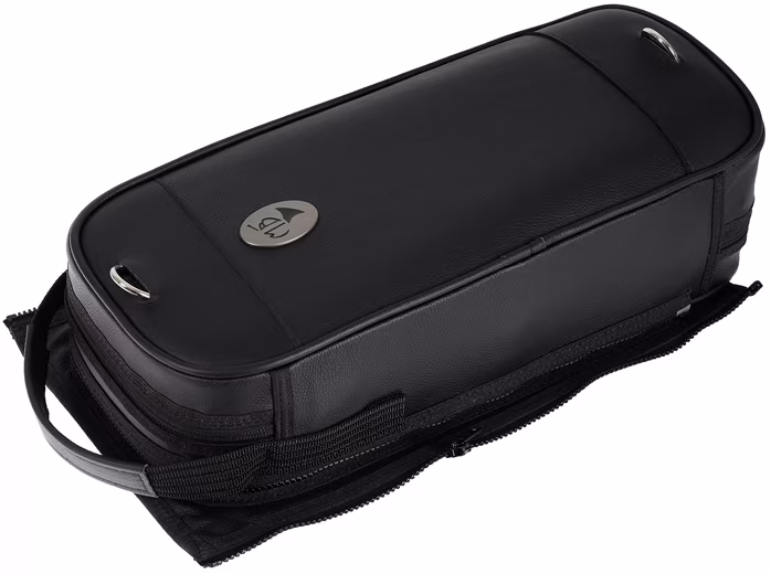 Marcus Bonna Piccolo Trumpets Case MB with System Zipper, Carbon Fiber, Bovine Leather - Pokrowiec do trąbki