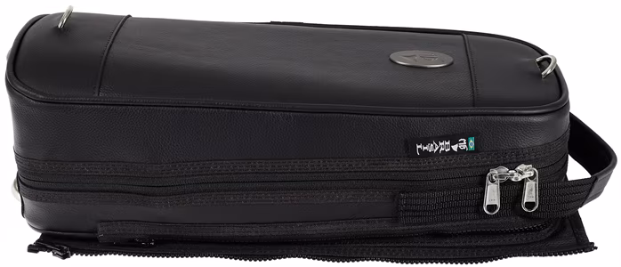 Marcus Bonna Piccolo Trumpets Case MB with System Zipper, Carbon Fiber, Bovine Leather - Pokrowiec do trąbki