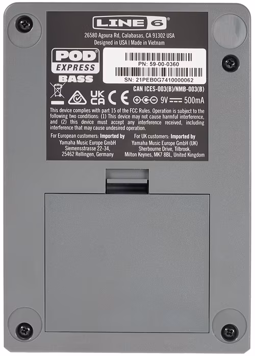 Line 6 POD Express Bass (rozpakowane) - Multiefekt do gitar basowych