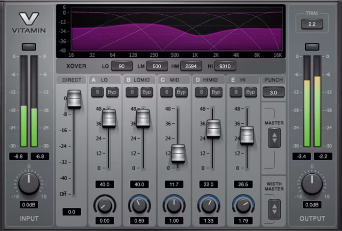 WAVES Vitamin Sonic Enhancer - Oprogramowanie