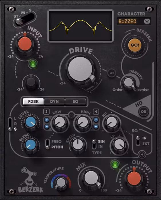 WAVES Berzerk Distortion - Oprogramowanie