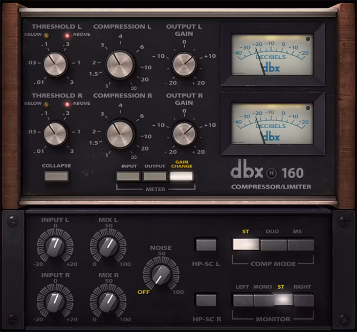 WAVES dbx® 160 Compressor / Limiter - Oprogramowanie